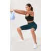imageODODOS Womens Tummy Control Yoga Shorts 20 with Pockets High Waist Athletic Workout Shorts5quot  8quot  10quot InseamForest Teal