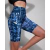 imageODODOS Womens Tummy Control Yoga Shorts 20 with Pockets High Waist Athletic Workout Shorts5quot  8quot  10quot InseamIndigo