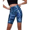 imageODODOS Womens Tummy Control Yoga Shorts 20 with Pockets High Waist Athletic Workout Shorts5quot  8quot  10quot InseamIndigo