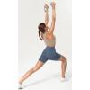 imageODODOS Womens Tummy Control Yoga Shorts 20 with Pockets High Waist Athletic Workout Shorts5quot  8quot  10quot InseamInk Blue