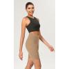 imageODODOS Womens Tummy Control Yoga Shorts 20 with Pockets High Waist Athletic Workout Shorts5quot  8quot  10quot InseamLight Brown