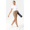 imageODODOS Womens Tummy Control Yoga Shorts 20 with Pockets High Waist Athletic Workout Shorts5quot  8quot  10quot InseamLight Brown