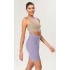 imageODODOS Womens Tummy Control Yoga Shorts 20 with Pockets High Waist Athletic Workout Shorts5quot  8quot  10quot InseamLilac Smoke