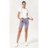 imageODODOS Womens Tummy Control Yoga Shorts 20 with Pockets High Waist Athletic Workout Shorts5quot  8quot  10quot InseamLilac Smoke
