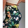 imageODODOS Womens Tummy Control Yoga Shorts 20 with Pockets High Waist Athletic Workout Shorts5quot  8quot  10quot InseamTropical Flower
