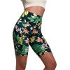 imageODODOS Womens Tummy Control Yoga Shorts 20 with Pockets High Waist Athletic Workout Shorts5quot  8quot  10quot InseamTropical Flower