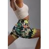 imageODODOS Womens Tummy Control Yoga Shorts 20 with Pockets High Waist Athletic Workout Shorts5quot  8quot  10quot InseamTropical Flower