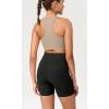 imageODODOS Womens Tummy Control Yoga Shorts 20 with Pockets High Waist Athletic Workout Shorts5quot  8quot  10quot InseamWave Black
