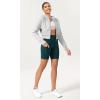 imageODODOS Womens Tummy Control Yoga Shorts 20 with Pockets High Waist Athletic Workout Shorts5quot  8quot  10quot InseamWave Forest Teal