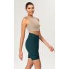 imageODODOS Womens Tummy Control Yoga Shorts 20 with Pockets High Waist Athletic Workout Shorts5quot  8quot  10quot InseamWave Forest Teal