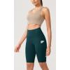 imageODODOS Womens Tummy Control Yoga Shorts 20 with Pockets High Waist Athletic Workout Shorts5quot  8quot  10quot InseamWave Forest Teal