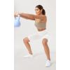 imageODODOS Womens Tummy Control Yoga Shorts 20 with Pockets High Waist Athletic Workout Shorts5quot  8quot  10quot InseamWhite