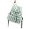 imageODODOS Quilted Backpack for Women Lightweight Puffer Hiker Pack Drawstring Padding Travel Gym Bag AvocadoLight Green