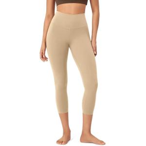imageODODOS ODCLOUD Buttery Soft Lounge Yoga Leggings for Women 23quot  25quot 28quot High Waist Yoga PantsBeige