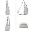 imageODODOS Daily Sling Bag with Adjustable Straps Crossbody Chest Bag Lightweight Small Backpack for Casual Traveling HikingMurmur