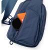 imageODODOS Daily Sling Bag with Adjustable Straps Crossbody Chest Bag Lightweight Small Backpack for Casual Traveling HikingPageant Blue