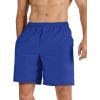 imageODODOS Mens Athletic Shorts with Pockets 5quot  7quot Inseam Quick Dry Lightweight Workout Gym Running ShortsRoyal Blue