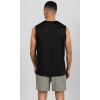 imageODODOS Mens Quick Dry Athletic Tank Tops UPF 50 Sun Protection SPF Workout Sleeveless Muscle ShirtsBlack Heather