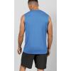 imageODODOS Mens Quick Dry Athletic Tank Tops UPF 50 Sun Protection SPF Workout Sleeveless Muscle ShirtsSky Blue