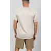 imageODODOS Mens Quick Dry Short Sleeve Shirts UPF 50 Sun Protection SPF Athletic Tops Workout TShirtsBeige