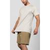 imageODODOS Mens Quick Dry Short Sleeve Shirts UPF 50 Sun Protection SPF Athletic Tops Workout TShirtsBeige