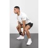 imageODODOS Mens Quick Dry Short Sleeve Shirts UPF 50 Sun Protection SPF Athletic Tops Workout TShirtsWhite Heather
