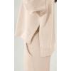 imageODODOS Modal Soft Split Hem Turtleneck Sweatshirts for Women Long Sleeve Casual Pullover TopBeige