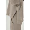 imageODODOS Modal Soft Split Hem Turtleneck Sweatshirts for Women Long Sleeve Casual Pullover TopKhaki