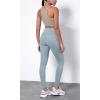 imageODODOS ODTHERMAL Womens Fleece Lined Yoga Pants with Pockets  25quot  28quot High Waisted Warm Workout LeggingsChambray