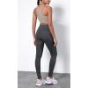 imageODODOS ODTHERMAL Womens Fleece Lined Yoga Pants with Pockets  25quot  28quot High Waisted Warm Workout LeggingsCharcoal
