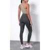 imageODODOS ODTHERMAL Womens Fleece Lined Yoga Pants with Pockets  25quot  28quot High Waisted Warm Workout LeggingsCharcoal