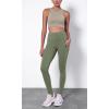 imageODODOS ODTHERMAL Womens Fleece Lined Yoga Pants with Pockets  25quot  28quot High Waisted Warm Workout LeggingsDark Olive