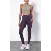 imageODODOS ODTHERMAL Womens Fleece Lined Yoga Pants with Pockets  25quot  28quot High Waisted Warm Workout LeggingsDark Purple