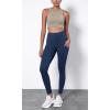 imageODODOS ODTHERMAL Womens Fleece Lined Yoga Pants with Pockets  25quot  28quot High Waisted Warm Workout LeggingsNavy