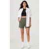 imageODODOS Womens Modal Soft Casual Shorts with Pockets High Waist Comfy Lounge Shorts 5quot InseamDark Sage