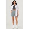 imageODODOS Womens Modal Soft Casual Shorts with Pockets High Waist Comfy Lounge Shorts 5quot InseamGrey Blue