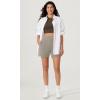 imageODODOS Womens Modal Soft Casual Shorts with Pockets High Waist Comfy Lounge Shorts 5quot InseamKhaki