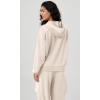 imageODODOS Womens Modal Soft Oversized Hoodies Long Sleeve Hooded Sweatshirts Pullover Top with Kangaroo PocketIvory