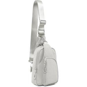imageODODOS Daily Sling Bag with Adjustable Straps Crossbody Chest Bag Lightweight Small Backpack for Casual Traveling HikingMurmur