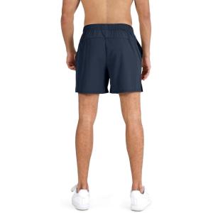 imageODODOS Mens Athletic Shorts with Pockets 5quot  7quot Inseam Quick Dry Lightweight Workout Gym Running ShortsDeep Navy