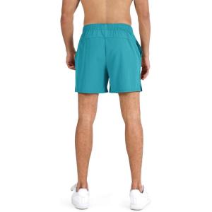 imageODODOS Mens Athletic Shorts with Pockets 5quot  7quot Inseam Quick Dry Lightweight Workout Gym Running ShortsTurquoise