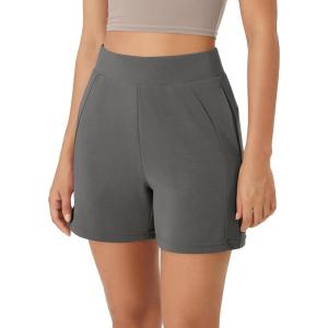 imageODODOS Womens Modal Soft Casual Shorts with Pockets High Waist Comfy Lounge Shorts 5quot InseamCharcoal