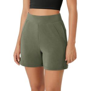 imageODODOS Womens Modal Soft Casual Shorts with Pockets High Waist Comfy Lounge Shorts 5quot InseamDark Sage