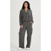 imageODODOS Womens Modal Soft FullZip Hoodies with Pockets Casual Fall Outfit Hooded JacketCharcoal