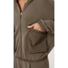imageODODOS Womens Modal Soft FullZip Hoodies with Pockets Casual Fall Outfit Hooded JacketEspresso