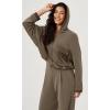 imageODODOS Womens Modal Soft FullZip Hoodies with Pockets Casual Fall Outfit Hooded JacketEspresso