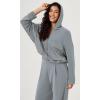 imageODODOS Womens Modal Soft FullZip Hoodies with Pockets Casual Fall Outfit Hooded JacketGrey Blue