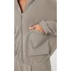 imageODODOS Womens Modal Soft FullZip Hoodies with Pockets Casual Fall Outfit Hooded JacketKhaki