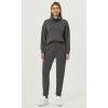 imageODODOS Womens Modal Soft Roll Neck Sweatshirts with Thumb Hole Long Sleeve Oversized Casual Pullover TopCharcoal