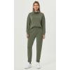 imageODODOS Womens Modal Soft Roll Neck Sweatshirts with Thumb Hole Long Sleeve Oversized Casual Pullover TopDark Sage